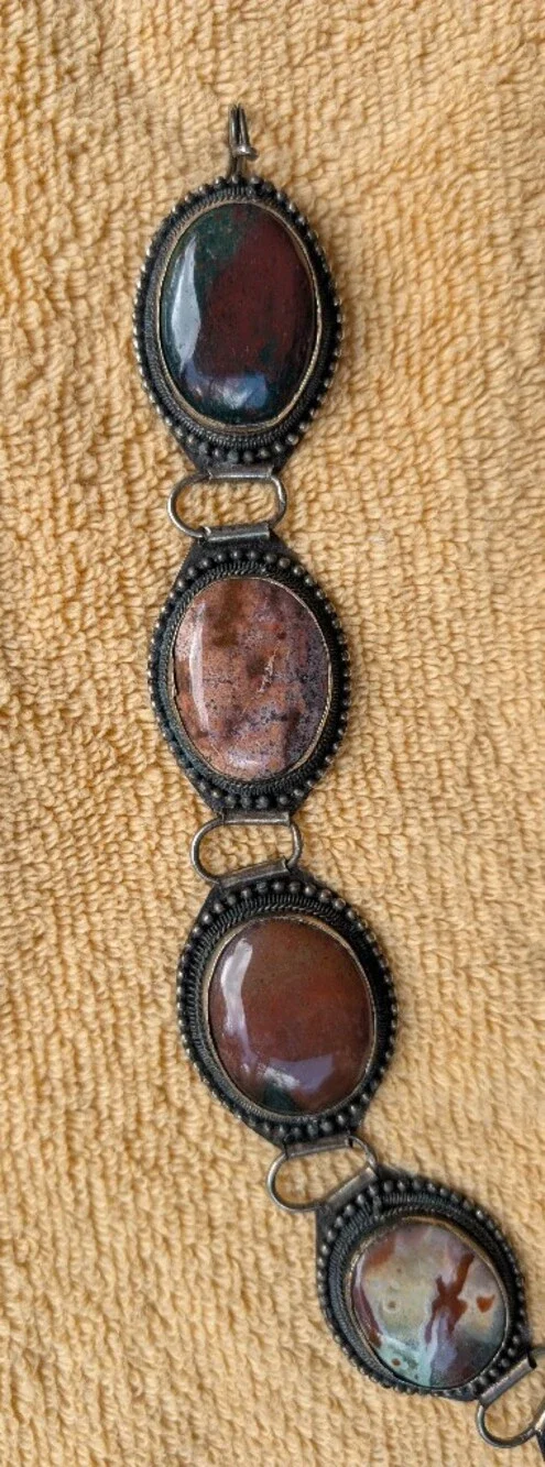 Vintage Agate Chain Belt